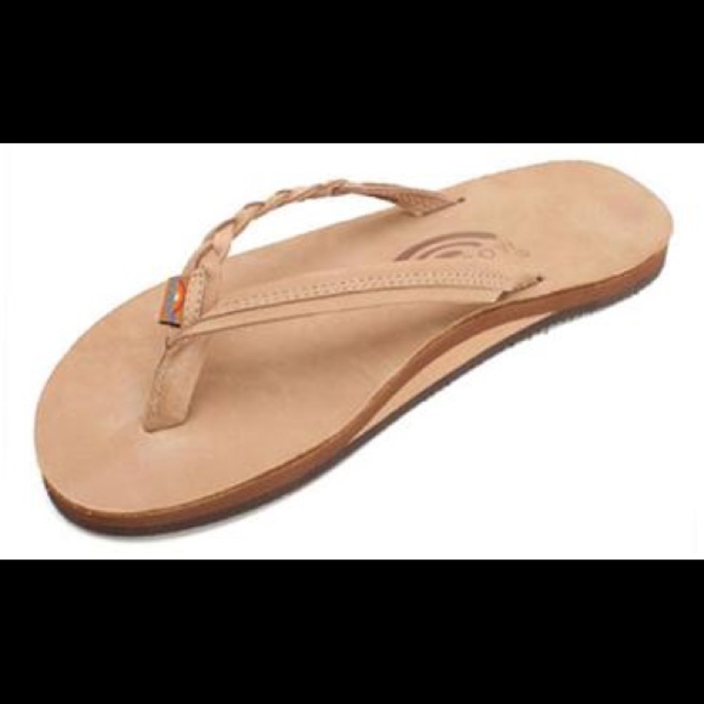 Rainbow Flip-flops (Flirty Braidy - Single Layer)